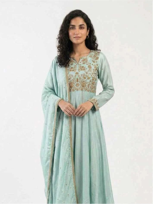 2 Piece - Pure Shamooz silk Fabric - 0025