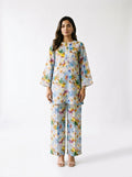 Pastel Blossom Printed Co-Ord Set - 0060