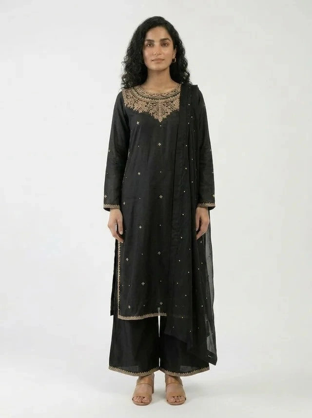 3 Piece - Pure Shamooz Silk Fabric - 0028