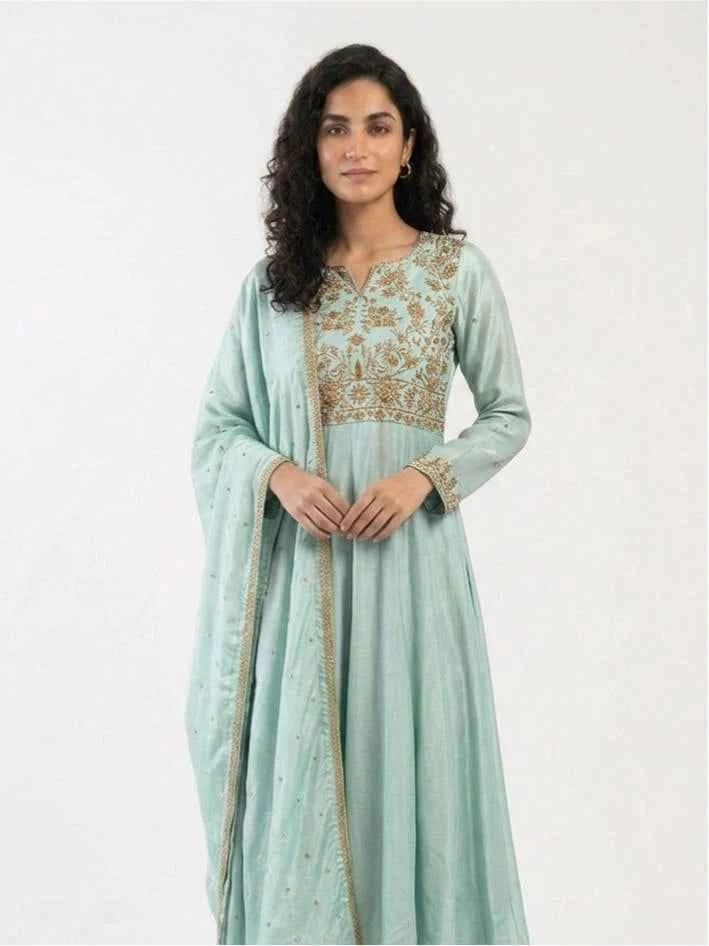 2 Piece - Pure Shamooz silk Fabric - 0025