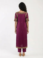3 Piece - Pure Shamooz silk Fabric - 0024