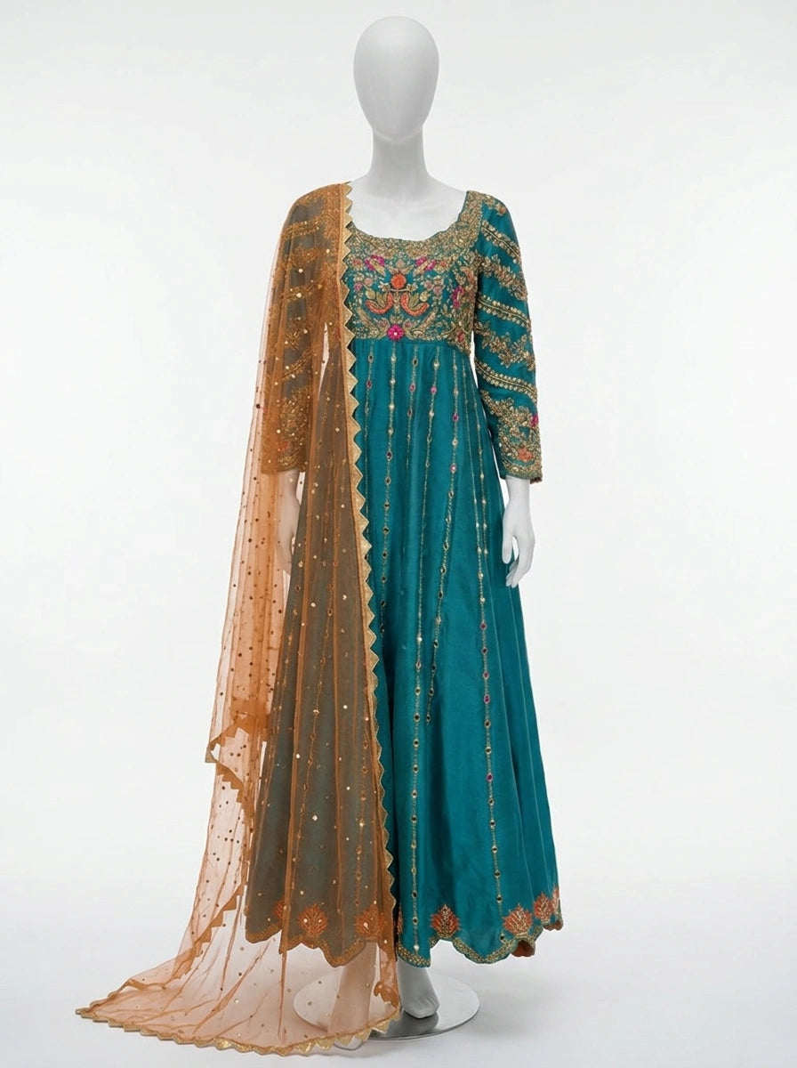 3 Piece - Pure Raw silk Fabric - 0047