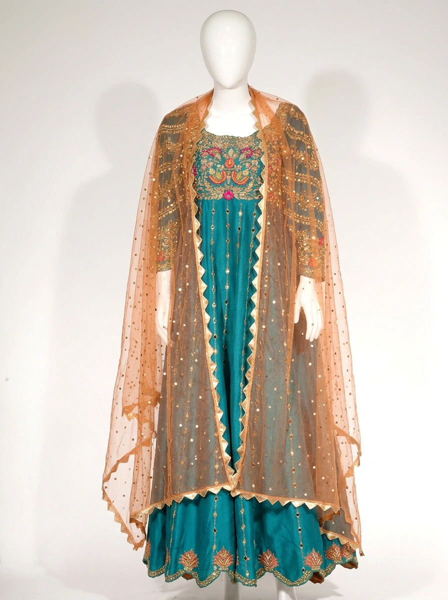 3 Piece - Pure Raw silk Fabric - 0047