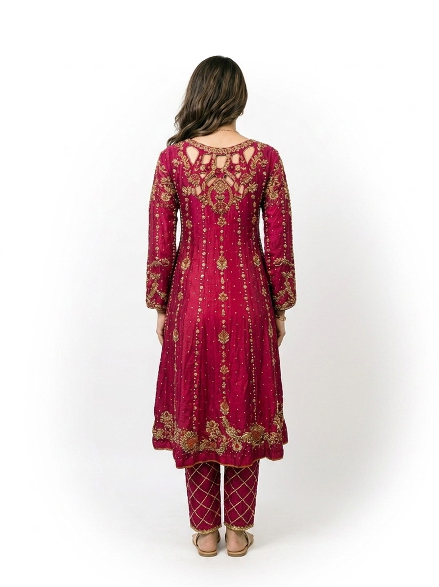 3 Piece - Pure Shamooz silk Fabric - 0038