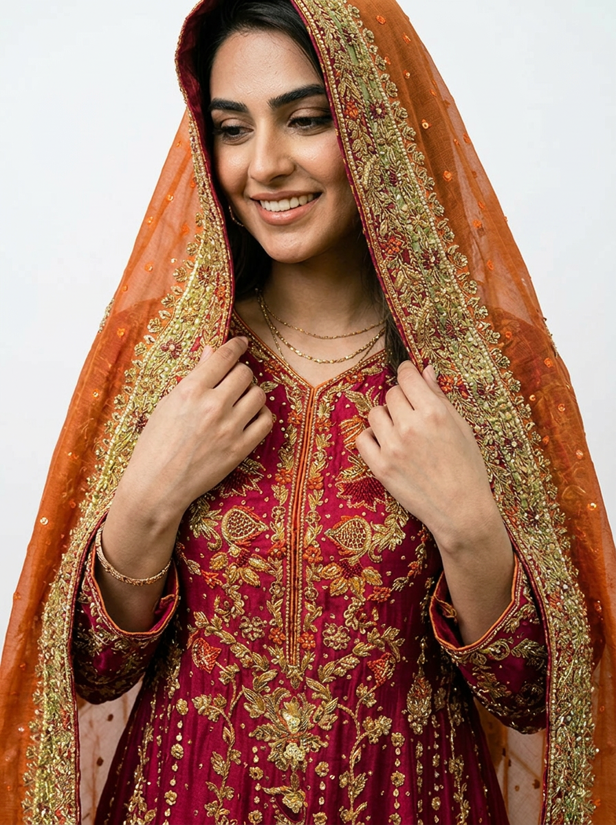 3 Piece - Pure Shamooz silk Fabric - 0038