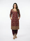 3 Piece - Pure Shamooz silk Fabric - 0046