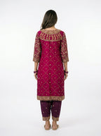 3 Piece - Pure Shamooz silk Fabric - 0046