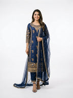 3 Piece - Pure Raw silk Fabric - 0045