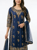 3 Piece - Pure Raw silk Fabric - 0045