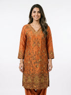 3 Piece - Pure Shamooz silk Fabric - 0043