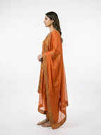 3 Piece - Pure Shamooz silk Fabric - 0043