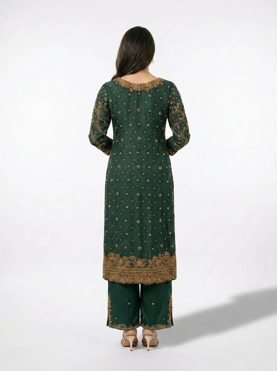 3 Piece - Pure Raw Silk Fabric - 0041