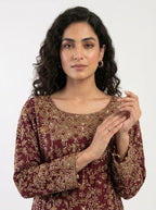 3 Piece - Pure Shamooz silk Fabric - 0034