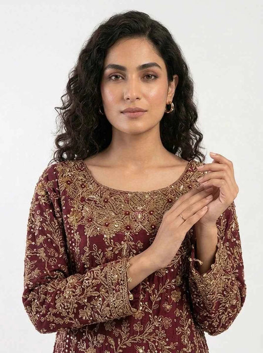 3 Piece - Pure Shamooz silk Fabric - 0034