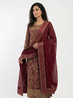3 Piece - Pure Shamooz silk Fabric - 0034