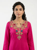 3 Piece - Shamooz silk Fabric - 0030