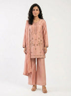 3 Piece - Pure sheesha silk Fabric - 0029