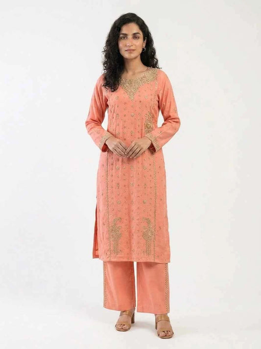3 Piece - Pure Crap silk Fabric - 0022