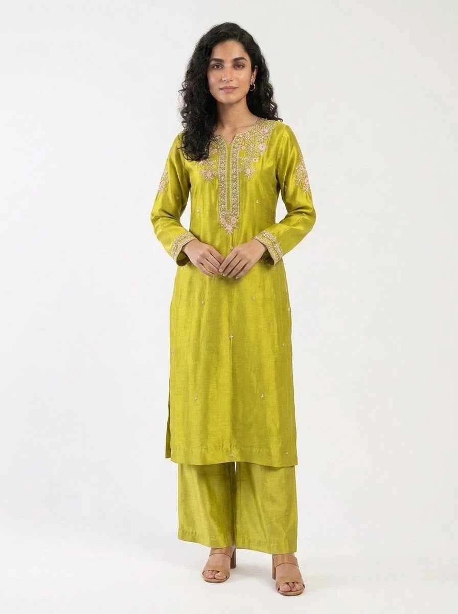 3 Piece - Pure sheesha silk Fabric - 0021