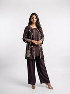 3 Piece -Machine work Co ord set - 0005