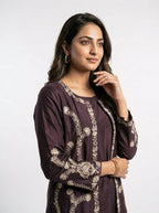 3 Piece -Machine work Co ord set - 0005
