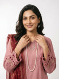 Dusty Pink 3-Piece Suit Set - 0069